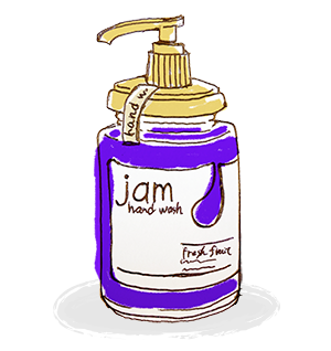 hand wash blueberry