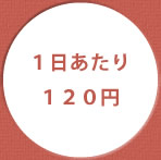 一日１２０円